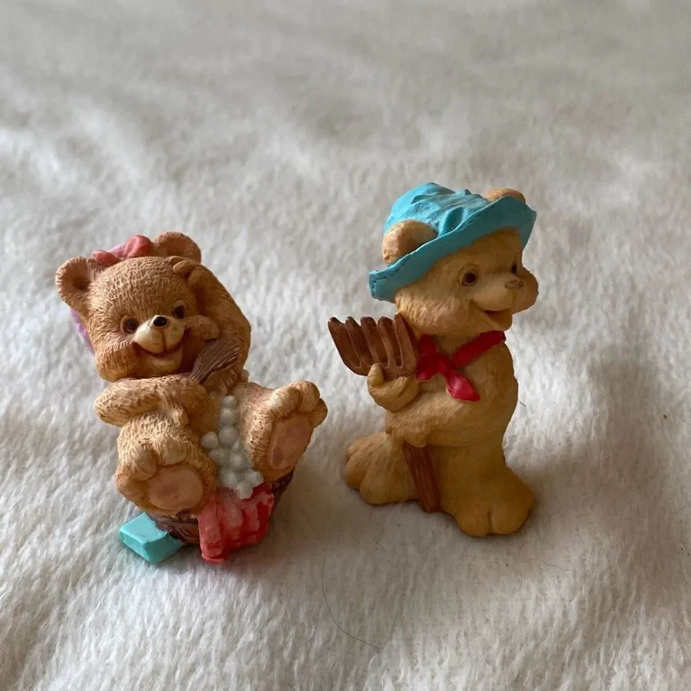 Vintage J.C. Teddy Bear Figurines - Picture 11 of 13